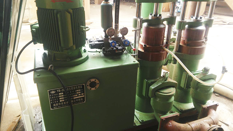 YB200陶瓷柱塞泵印染行業(yè)使用現場圖